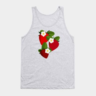 Strawberries and blossoms Tank Top